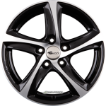 BROCK - B25 SCHWARZ GLANZ VOLL-POLIERT (SGVP) 7,5X17 LK:5/114,3 ET:38 ML:72,6